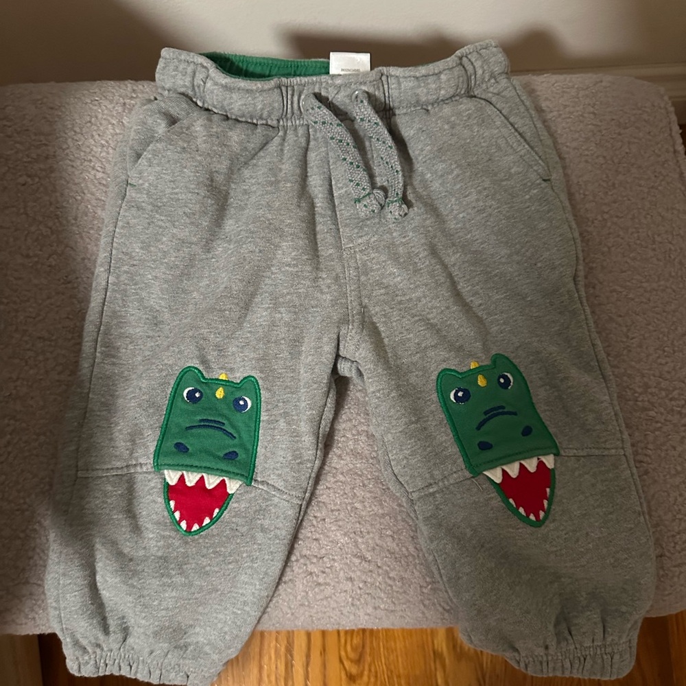 Gymboree Dinosaur Knee Sweatpants with Pockets - 18-24 month